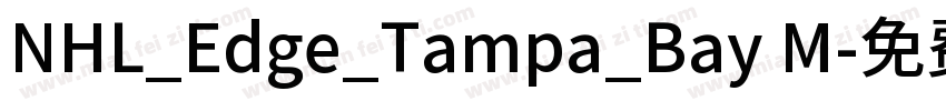 NHL_Edge_Tampa_Bay M字体转换
